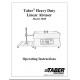 Operating Instructions - Model 5800 Heavy Duty Linear Abraser